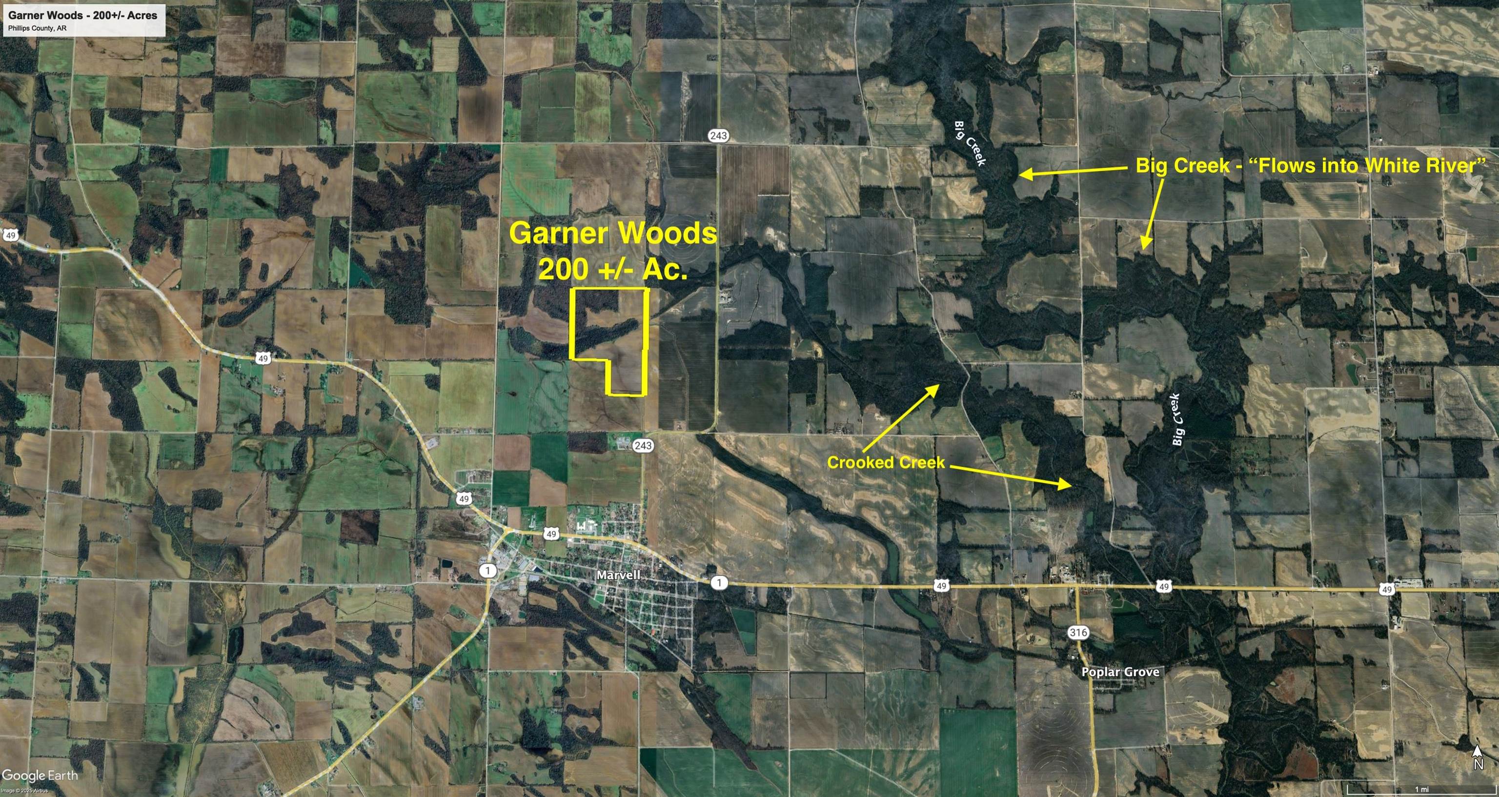 483 Phillips 131 Road Marvell, AR 72366 - Photo 38 of 40 a bird view of a residential houses