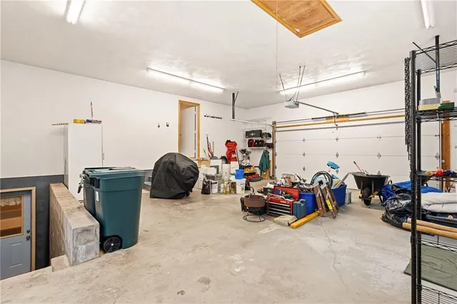 a room with furniture and a window