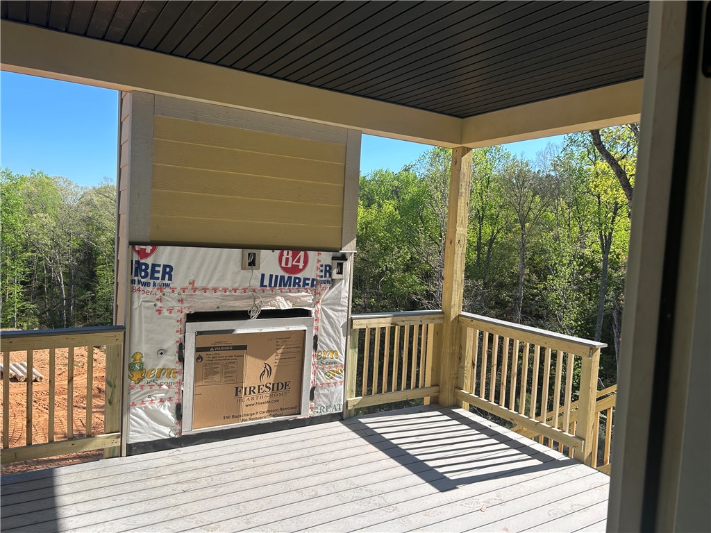 131 Shale Drive Central, SC 29630 - Photo 5 of 9 This spacious deck offers a tranquil retreat with ample room for outdoor relaxation.