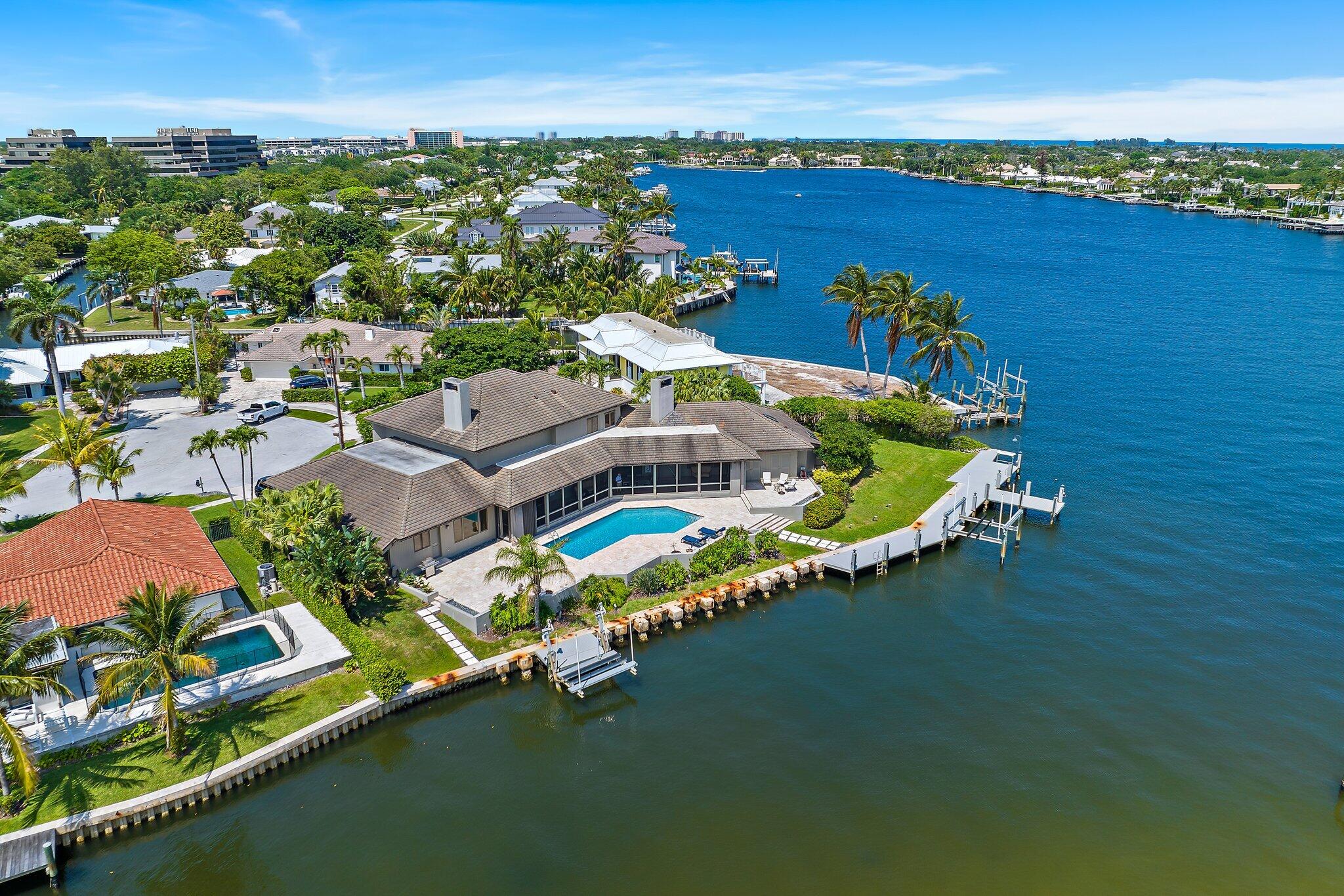 1454 Point Way North Palm Beach, FL 33408 - Photo 2 of 47 an aerial view of houses with yard