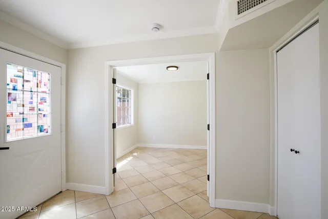 a view of an empty room