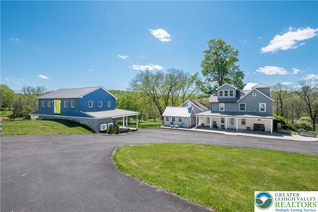 1072 5 Points Richmond Road Bangor, PA 18013 - Photo 2 of 66 a view of a house with swimming pool and porch