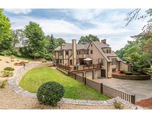 101 Hundreds Road Wellesley, MA 02481 - Photo 25 of 29 a view of residential houses with yard and entertaining space