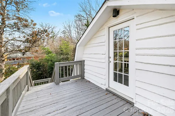 a view of balcony and deck