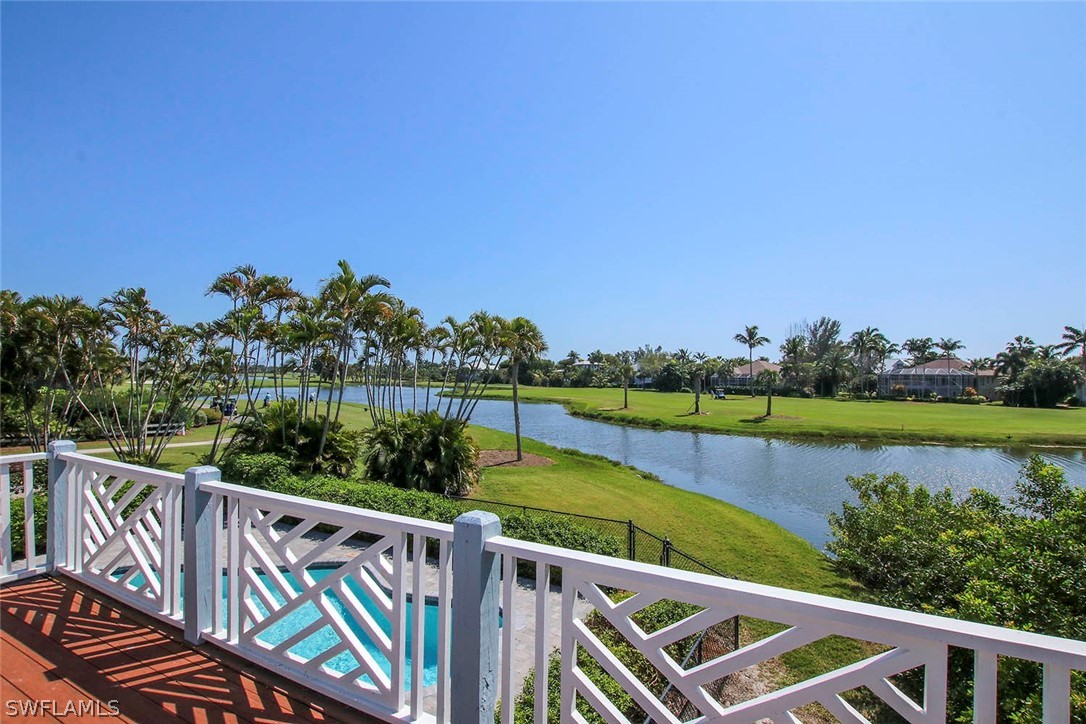 1573 Sand Castle Road Sanibel, FL 33957 - Photo 5 of 31 a view of a balcony with outdoor space and lake view