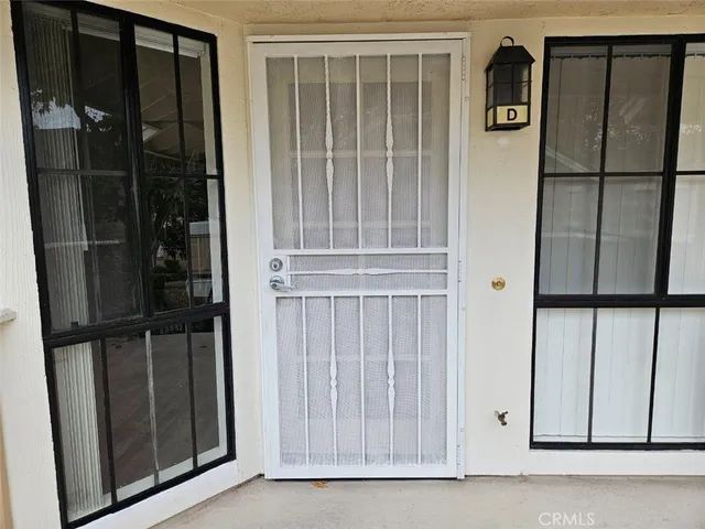 a view of front door