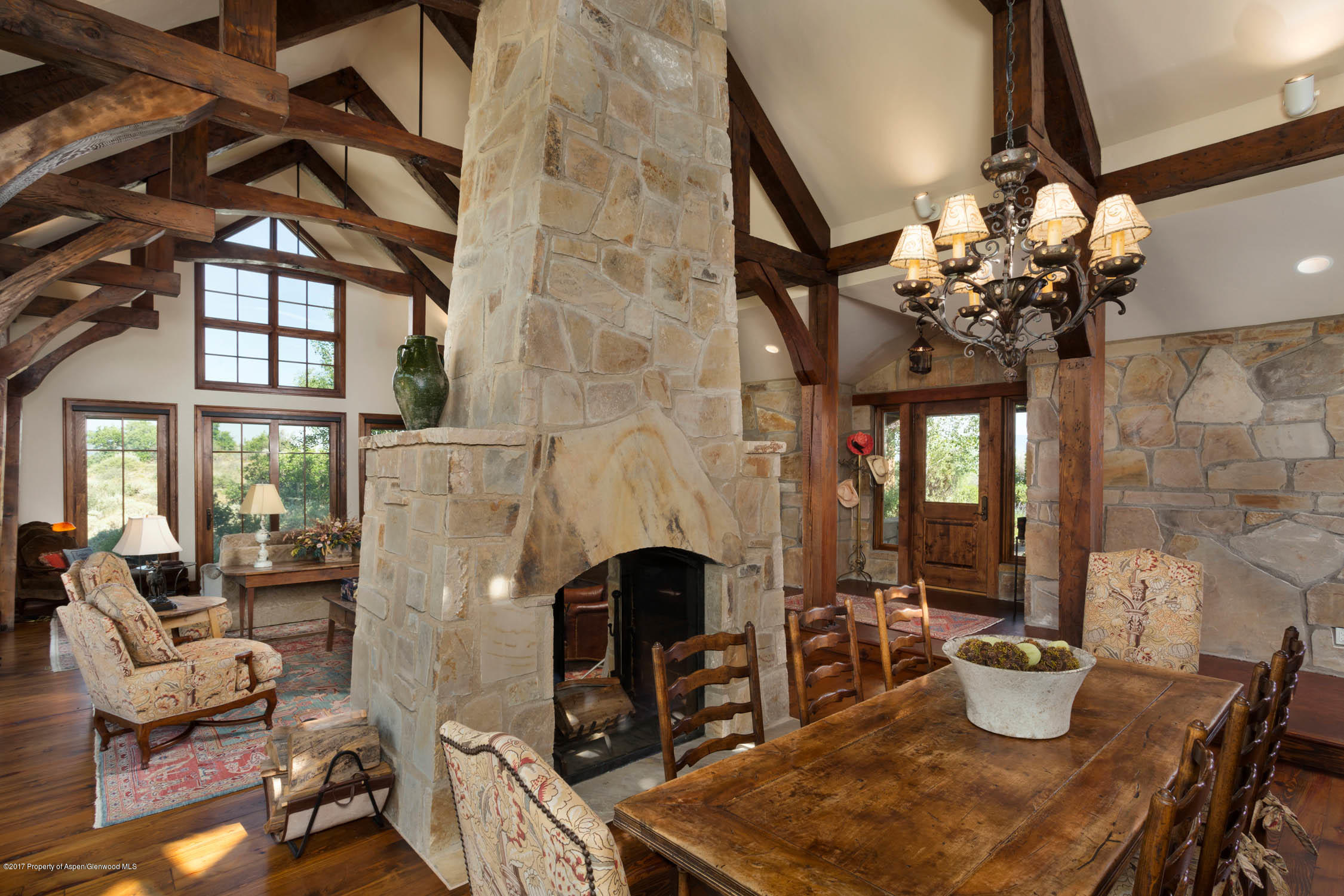 334 Monastery Cutoff Road Snowmass, CO 81654 - Photo 6 of 38 Fireplace2