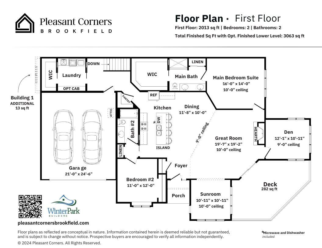 3010 North 186th Street, Unit 3 Brookfield, WI 53045 - Photo 5 of 5 First Floor Plan