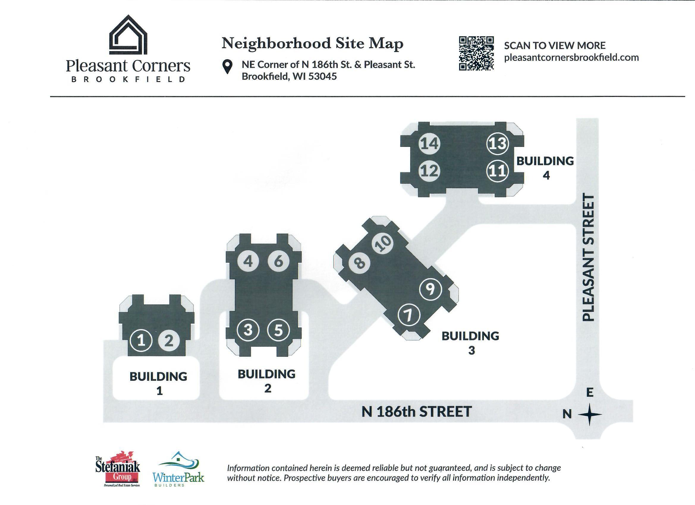 3010 North 186th Street, Unit 3 Brookfield, WI 53045 - Photo 4 of 5 Pleasant Corners Site Map