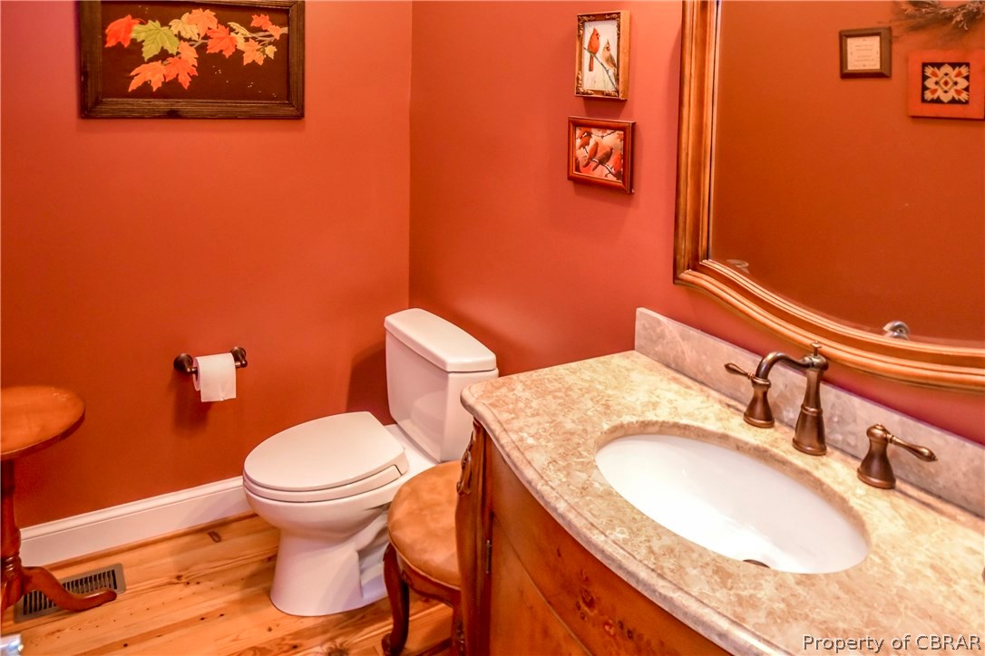 1789 Western Branch Road Lancaster, VA 22503 - Photo 12 of 33 POWDER ROOM ON FIRST LEVEL