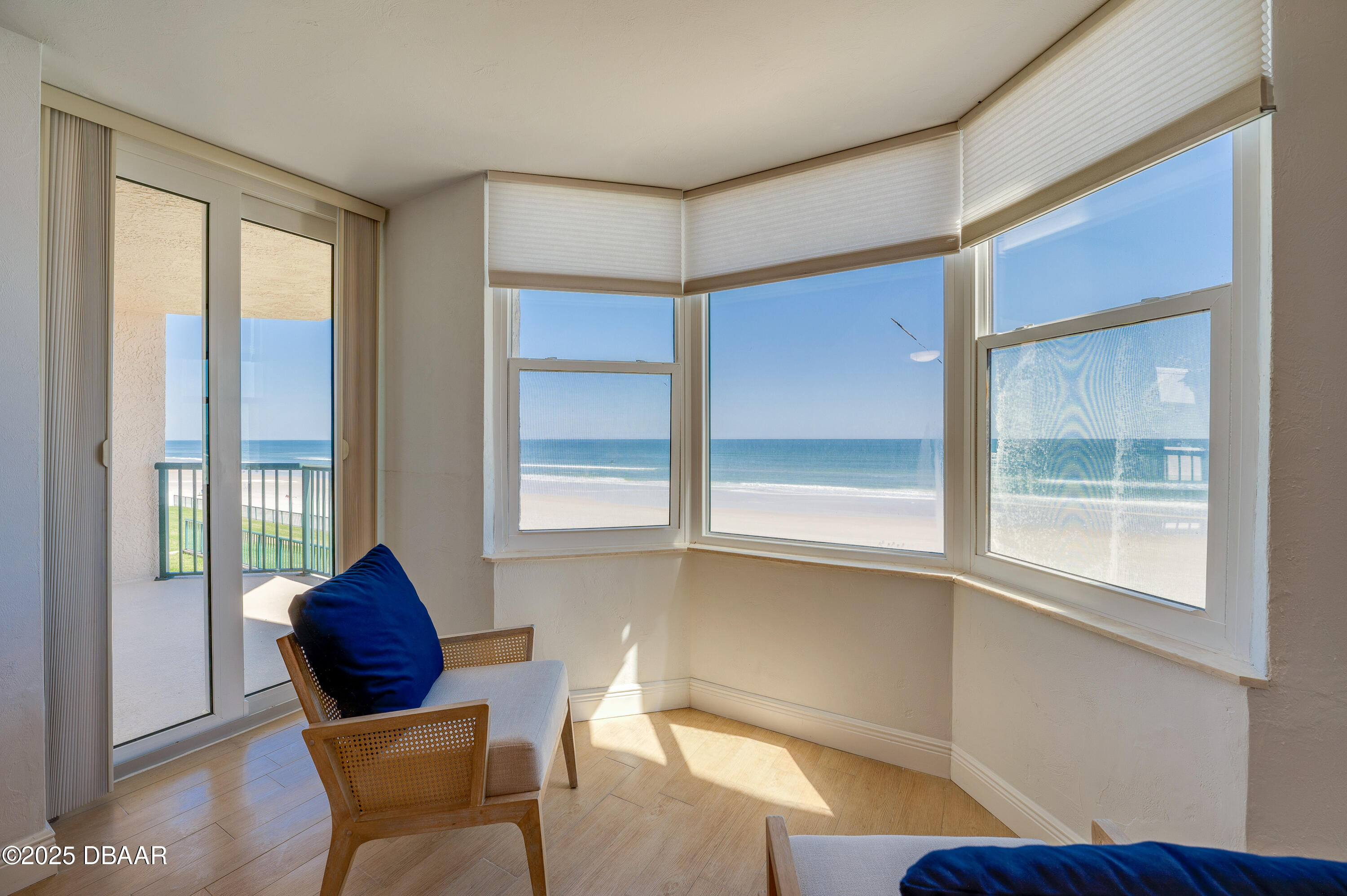 4545 South Atlantic Avenue, Unit 3206 Ponce Inlet, FL 32127 - Photo 19 of 35 a living room with furniture and windows