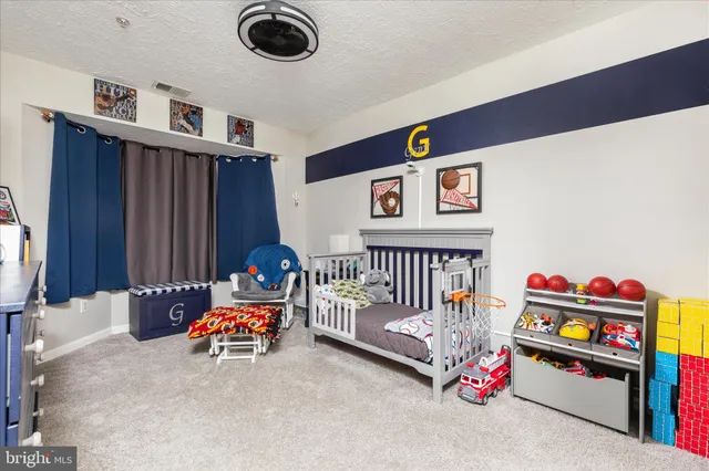 a play room with toys