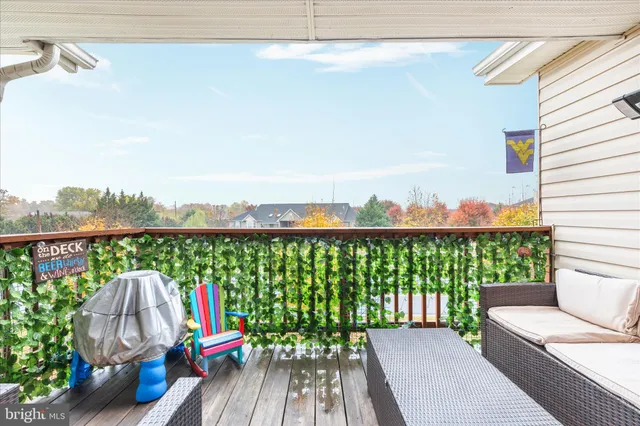 a view of city from balcony