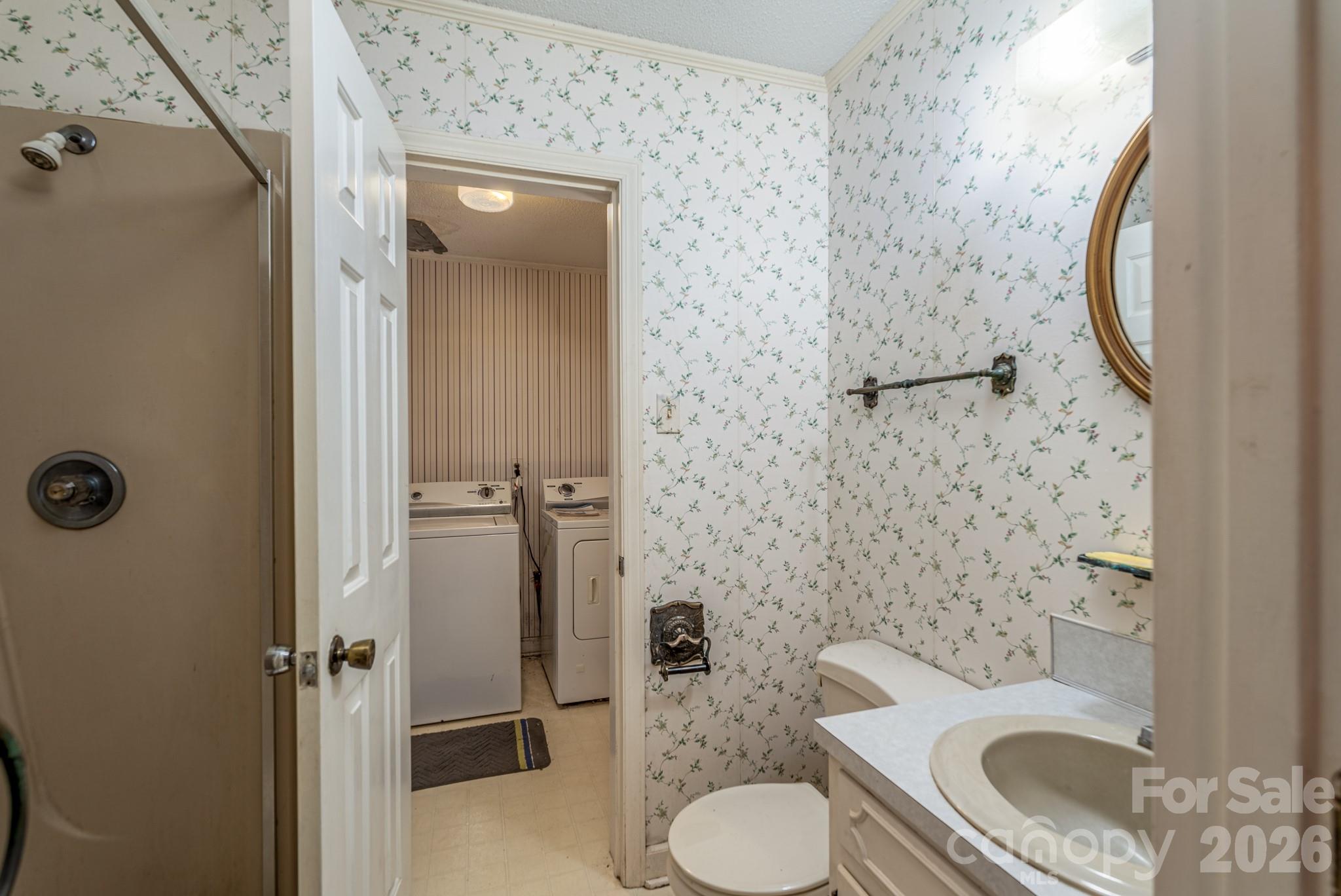 1836 Westbrook Road Edgemoor, SC 29712 - Photo 29 of 47 a bathroom with a toilet and a shower