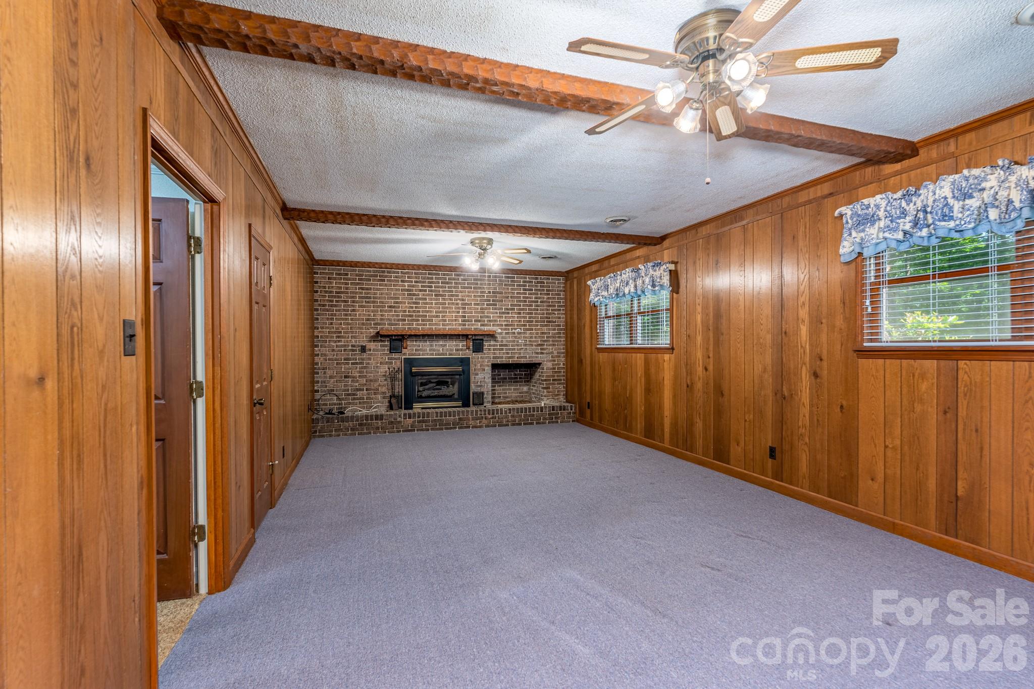 1836 Westbrook Road Edgemoor, SC 29712 - Photo 30 of 47 a view of an empty room with a fireplace
