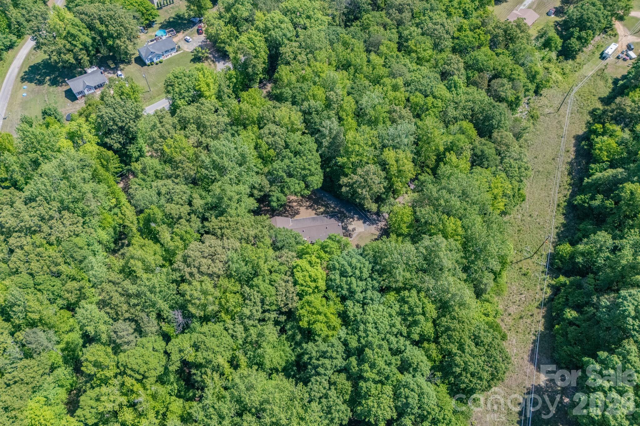 1836 Westbrook Road Edgemoor, SC 29712 - Photo 42 of 47 an aerial view of residential house with outdoor space and trees all around