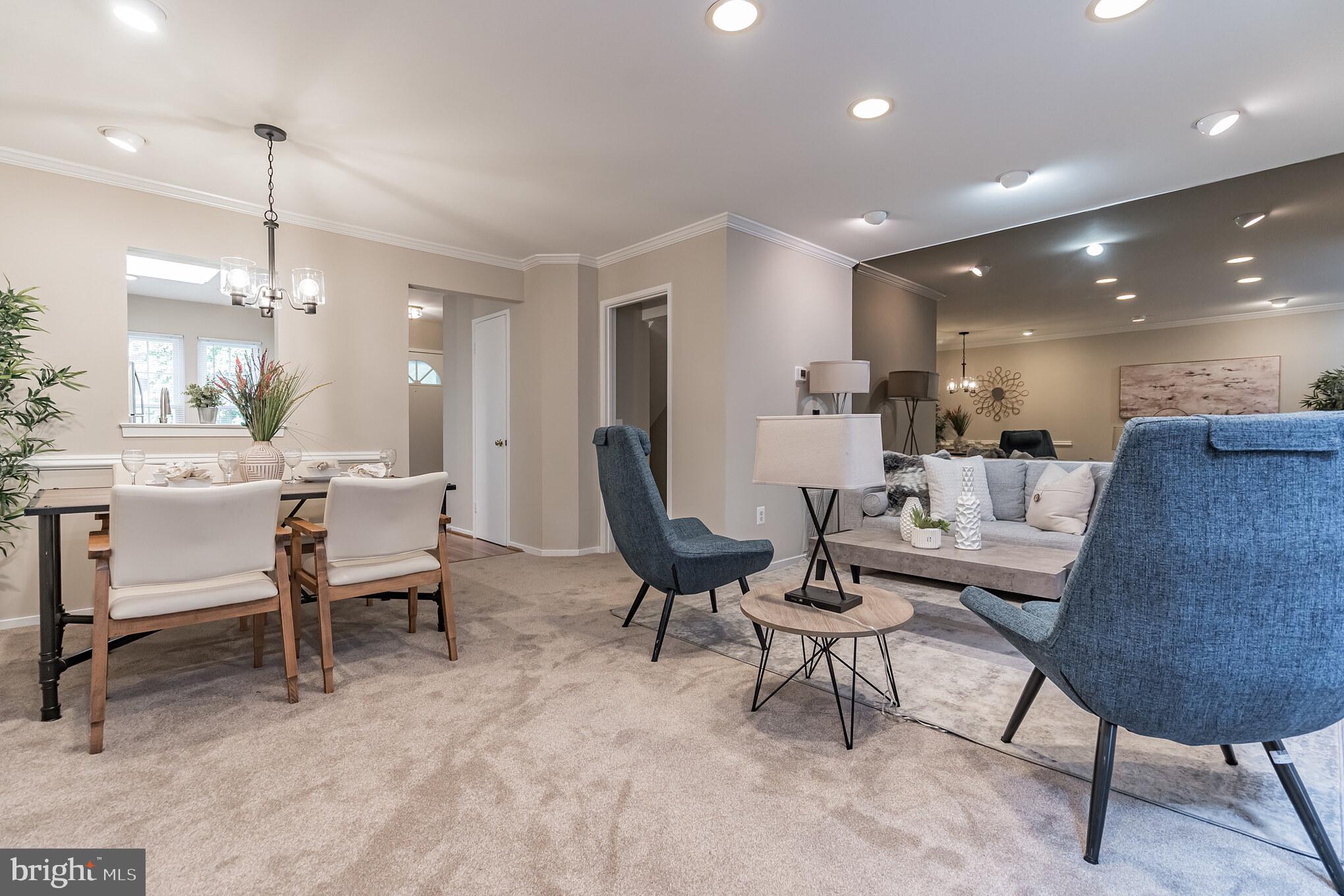 1375 Alderton Lane Silver Spring, MD 20906 - Photo 11 of 28 Living room and dining room