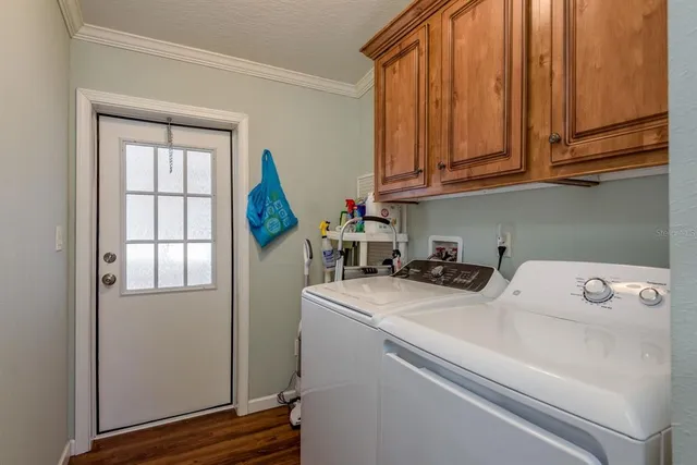 a view of a porch with seating space