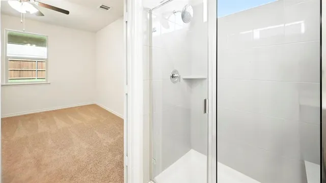 a view of empty room