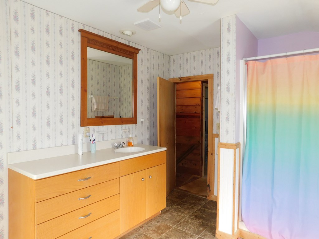 204 1st Avenue Rouseville, PA 16344 - Photo 17 of 37 a bathroom with a sink and a mirror
