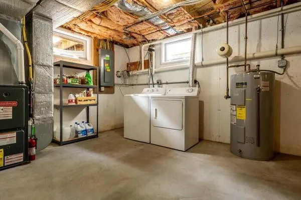a view of a storage & utility room