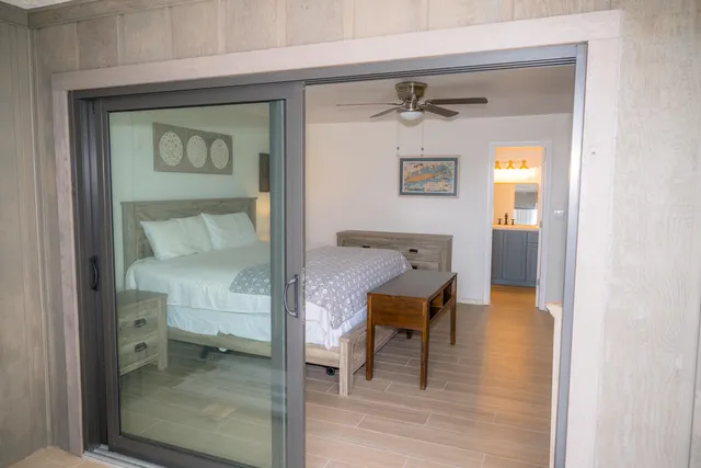 a view of dining room