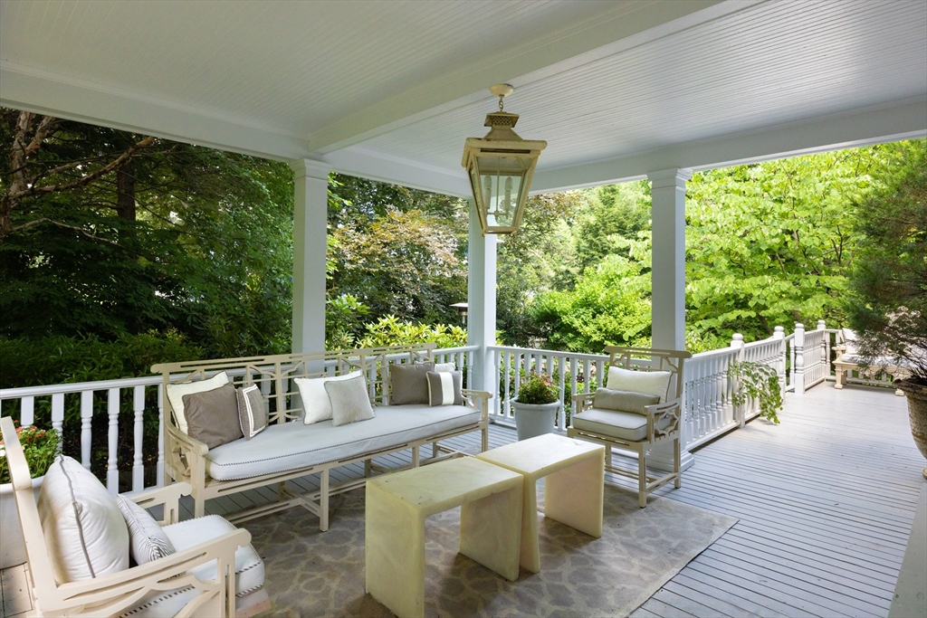 394 Hammond Street Newton, MA 02467 - Photo 17 of 24 a outdoor living space with furniture and garden view