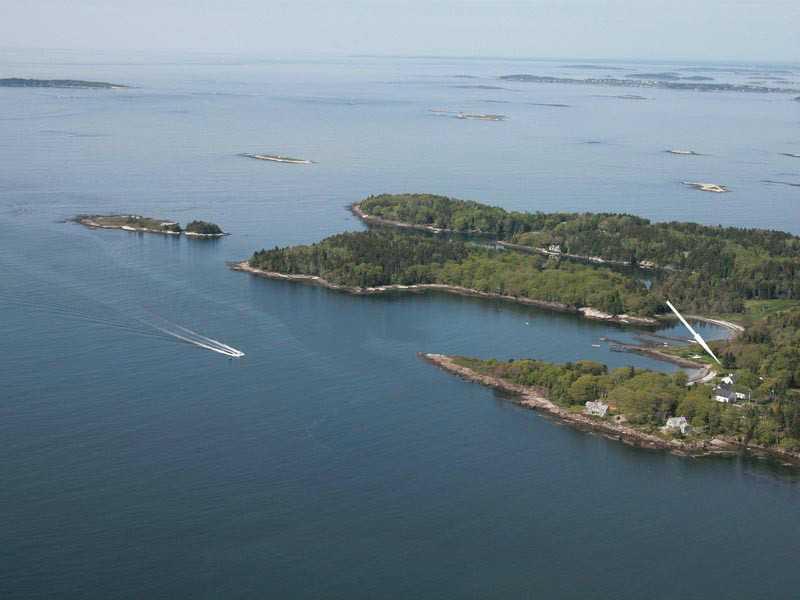 41 Sandy Cove Road Harpswell, ME 04079 - Photo 35 of 35 Aerial View.