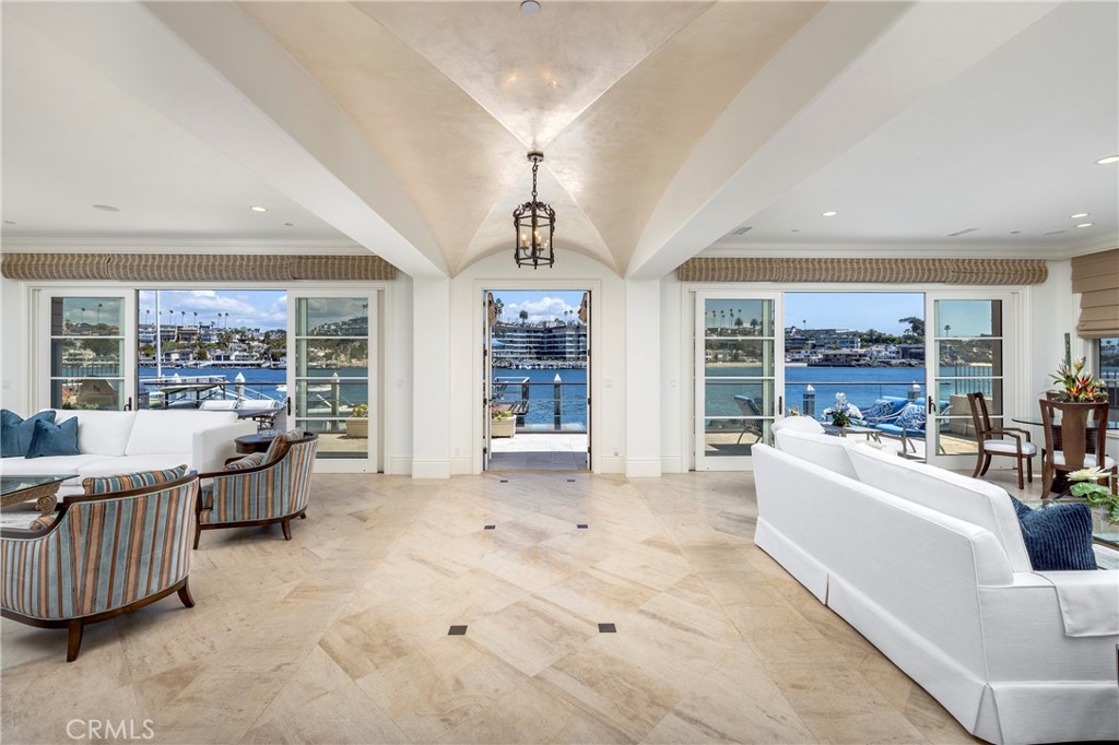 2258 Channel Road Newport Beach, CA 92661 - Photo 5 of 54 a living room with furniture and a large window