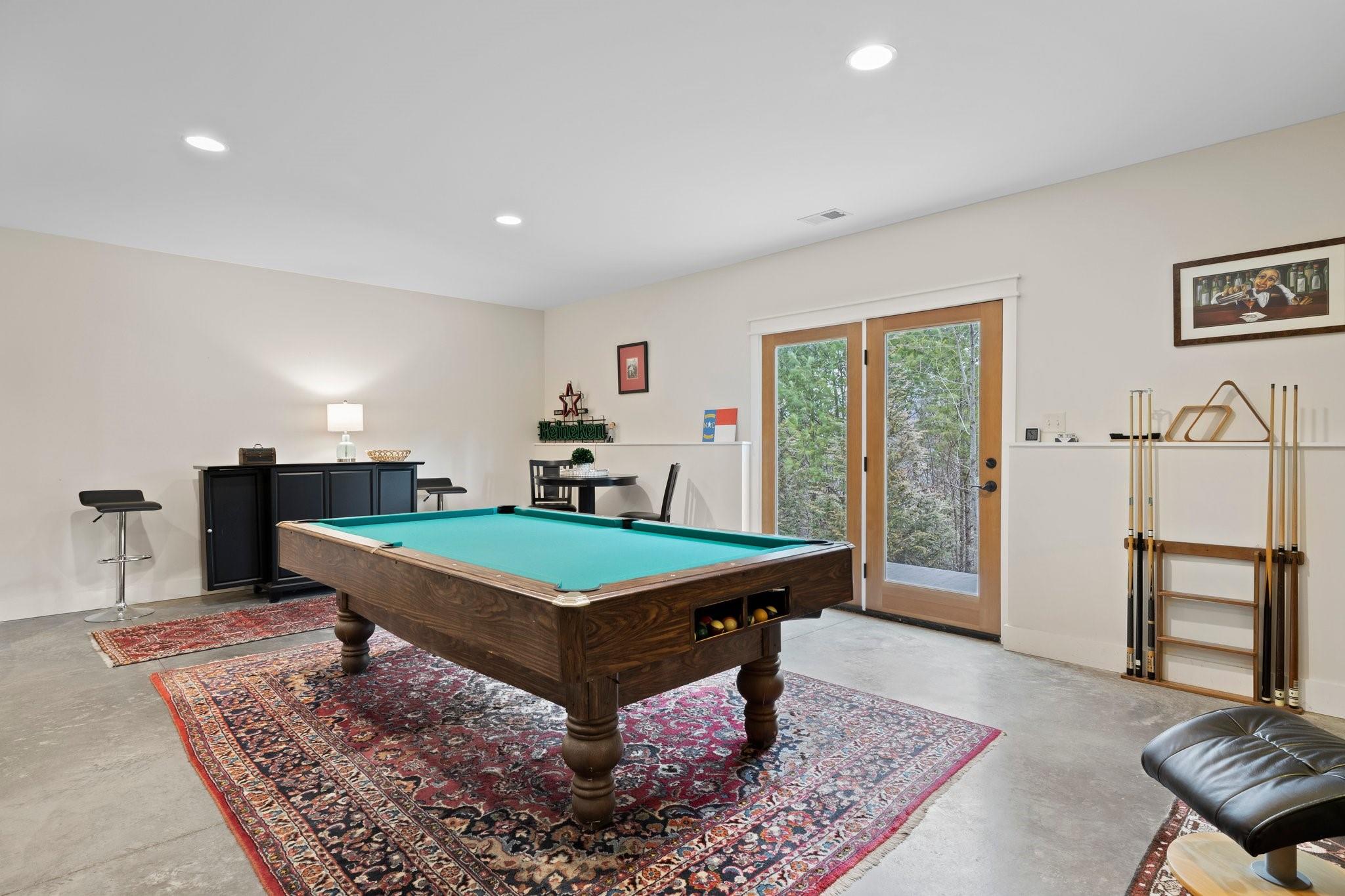 41 Rowan Hl Road Leicester, NC 28748 - Photo 36 of 48 a room with pool table and a table