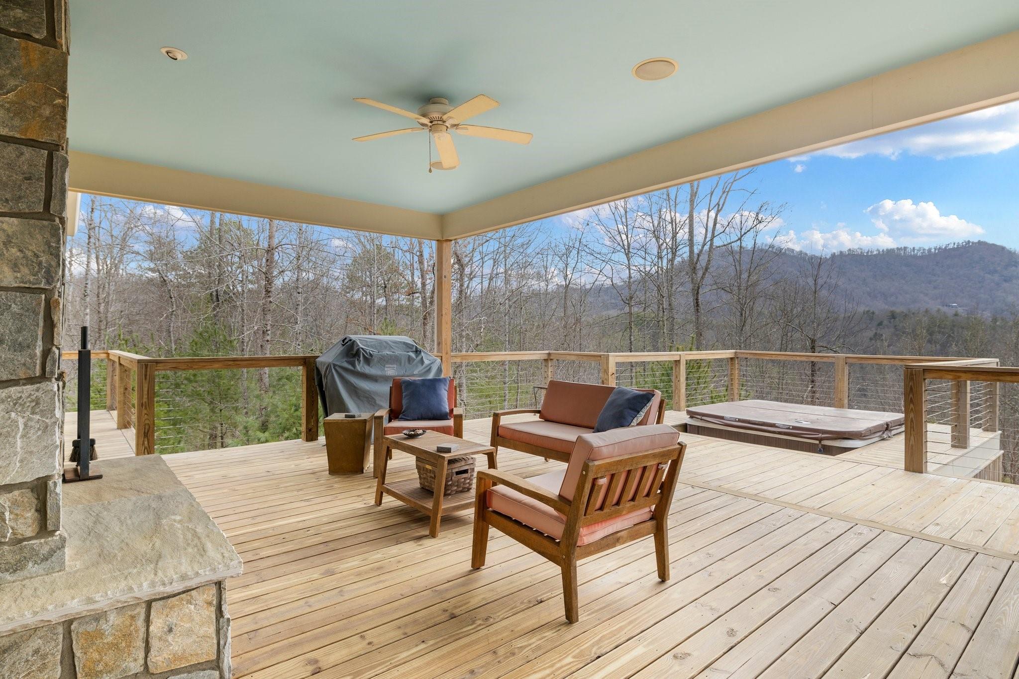41 Rowan Hl Road Leicester, NC 28748 - Photo 44 of 48 a outdoor view with a sitting space