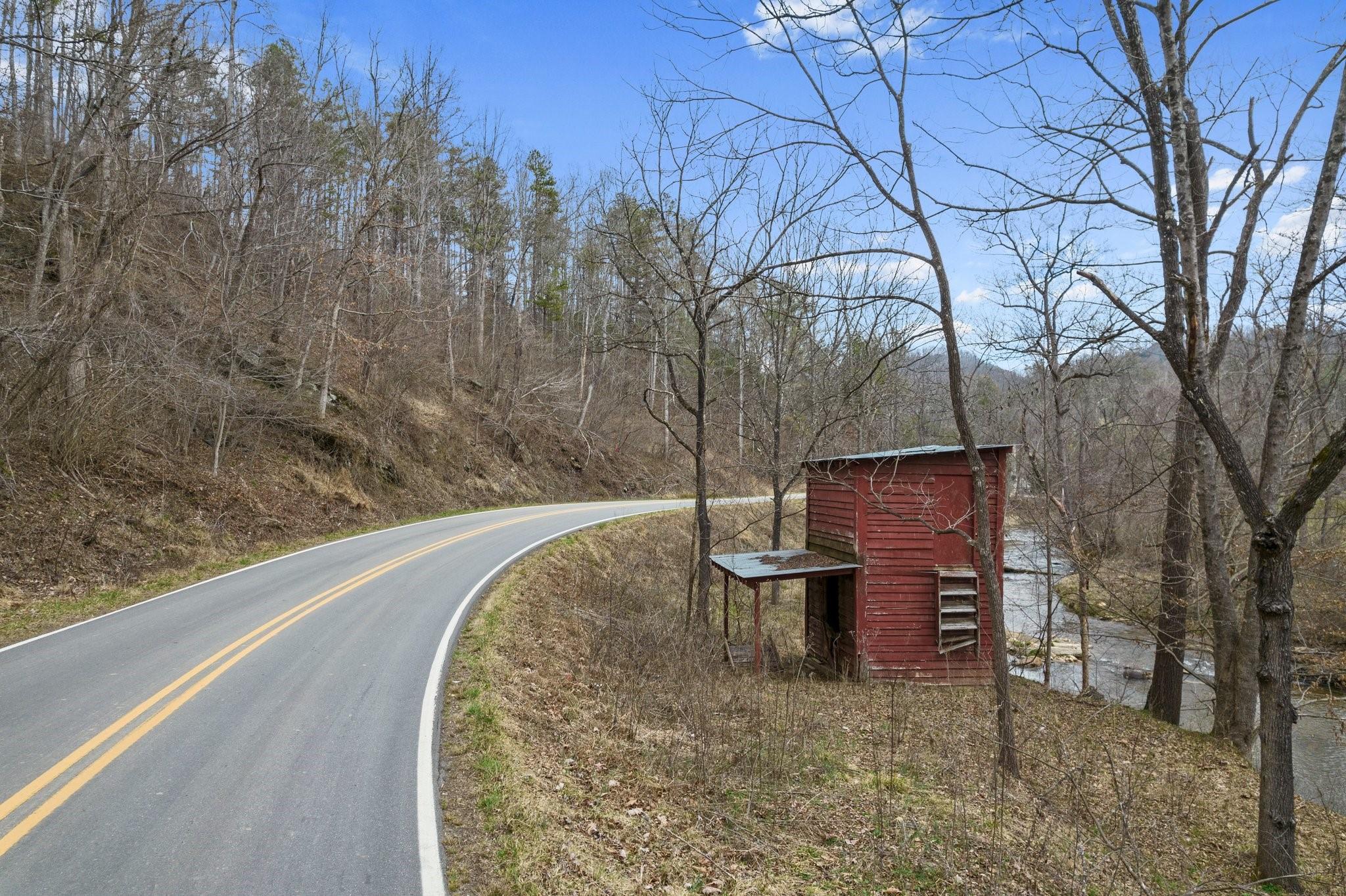 41 Rowan Hl Road Leicester, NC 28748 - Photo 46 of 48 a view of a backyard with large trees