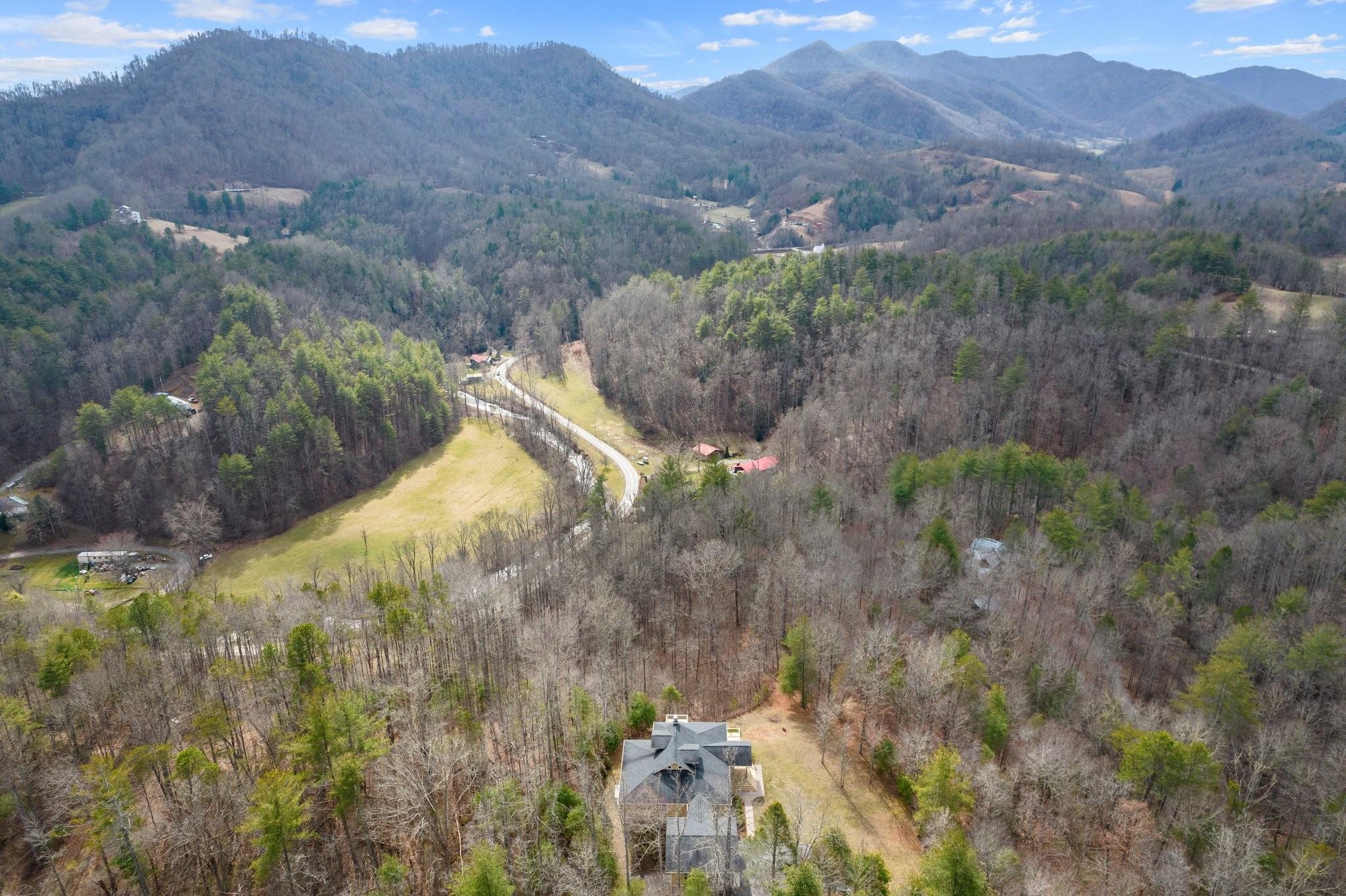 41 Rowan Hl Road Leicester, NC 28748 - Photo 8 of 48 a view of a backyard