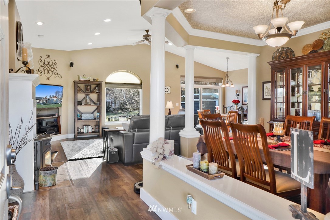 1107 Slater Road Bellingham, WA 98226 - Photo 6 of 39 a living room with lots of furniture and chandelier
