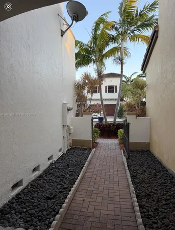 a view of a house with a door