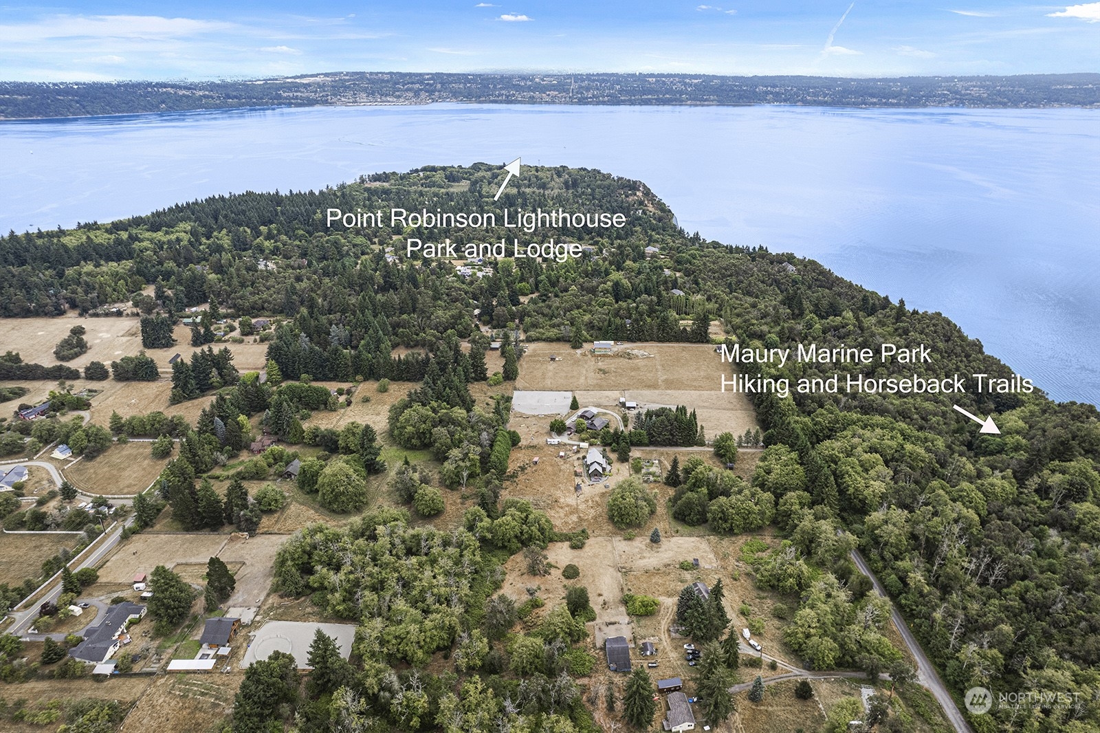 5606 Southwest 244th Street Vashon, WA 98070 - Photo 29 of 40 a view of a city