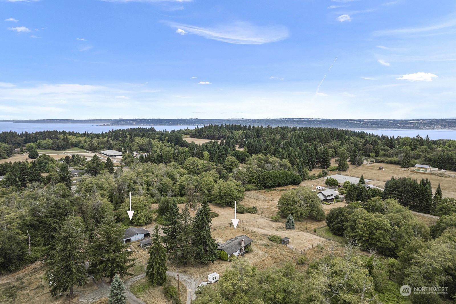 5606 Southwest 244th Street Vashon, WA 98070 - Photo 3 of 40 an aerial view of multiple house