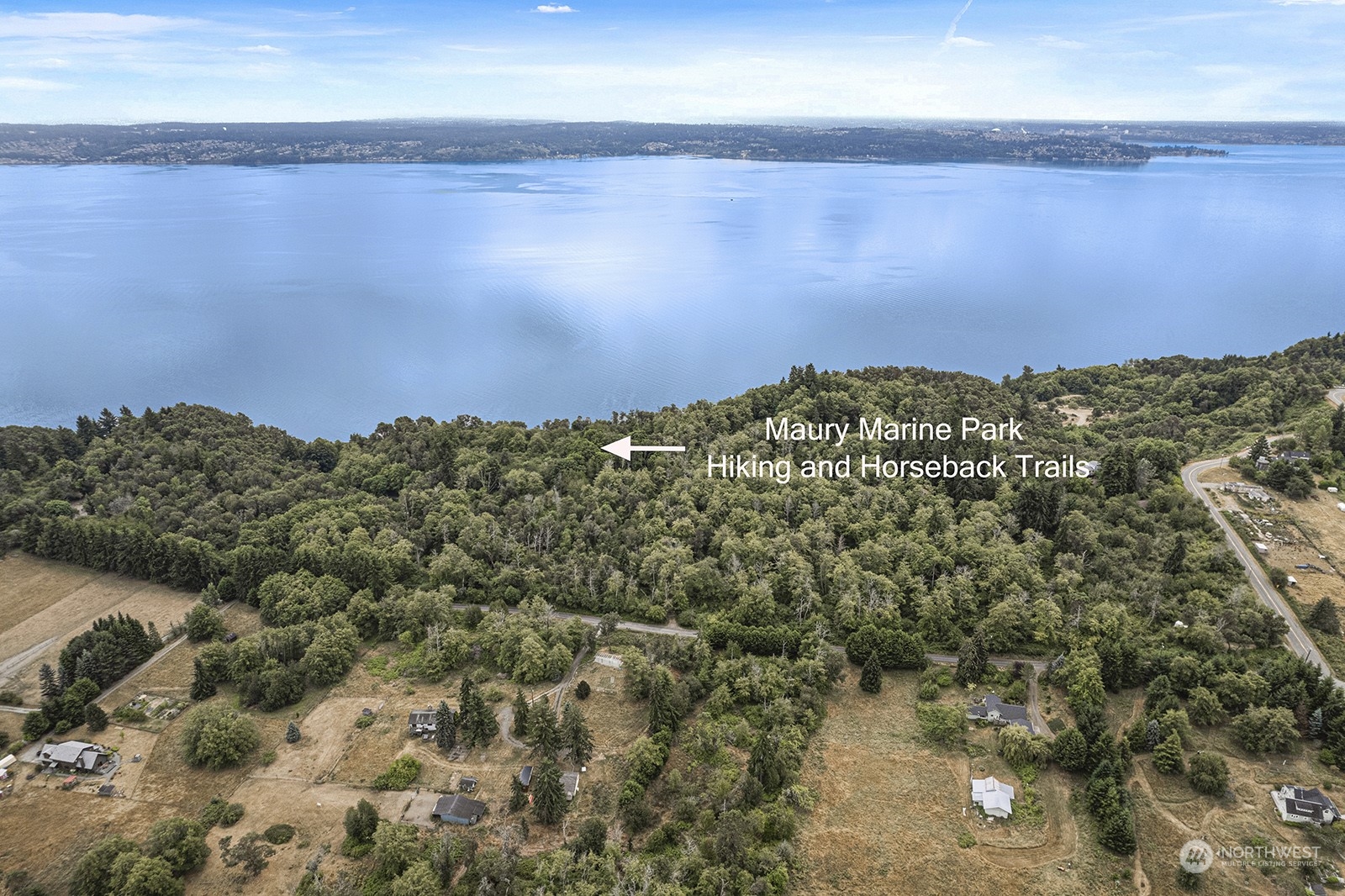 5606 Southwest 244th Street Vashon, WA 98070 - Photo 33 of 40 a view of a lake