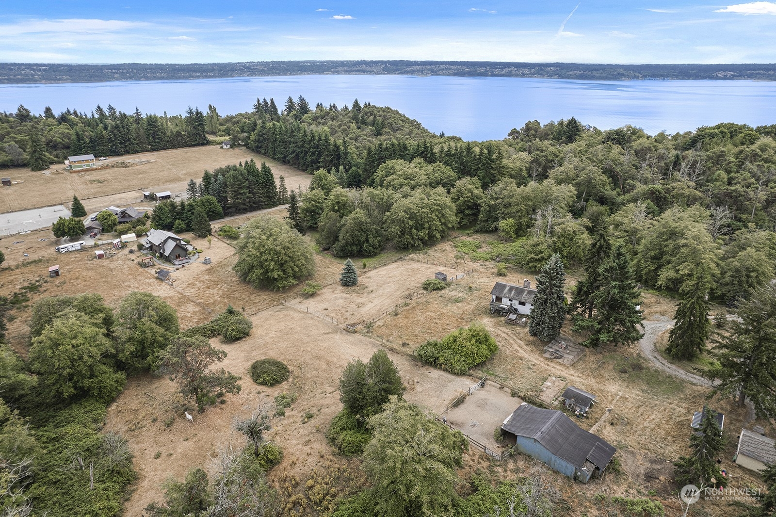 5606 Southwest 244th Street Vashon, WA 98070 - Photo 34 of 40 an aerial view of a houses with beach
