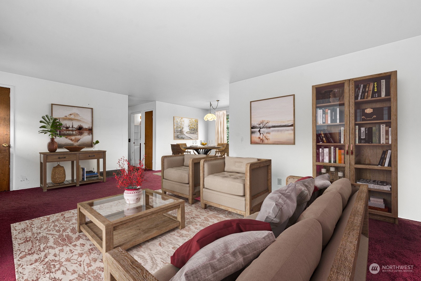 5606 Southwest 244th Street Vashon, WA 98070 - Photo 6 of 40 a living room with furniture and wooden floor