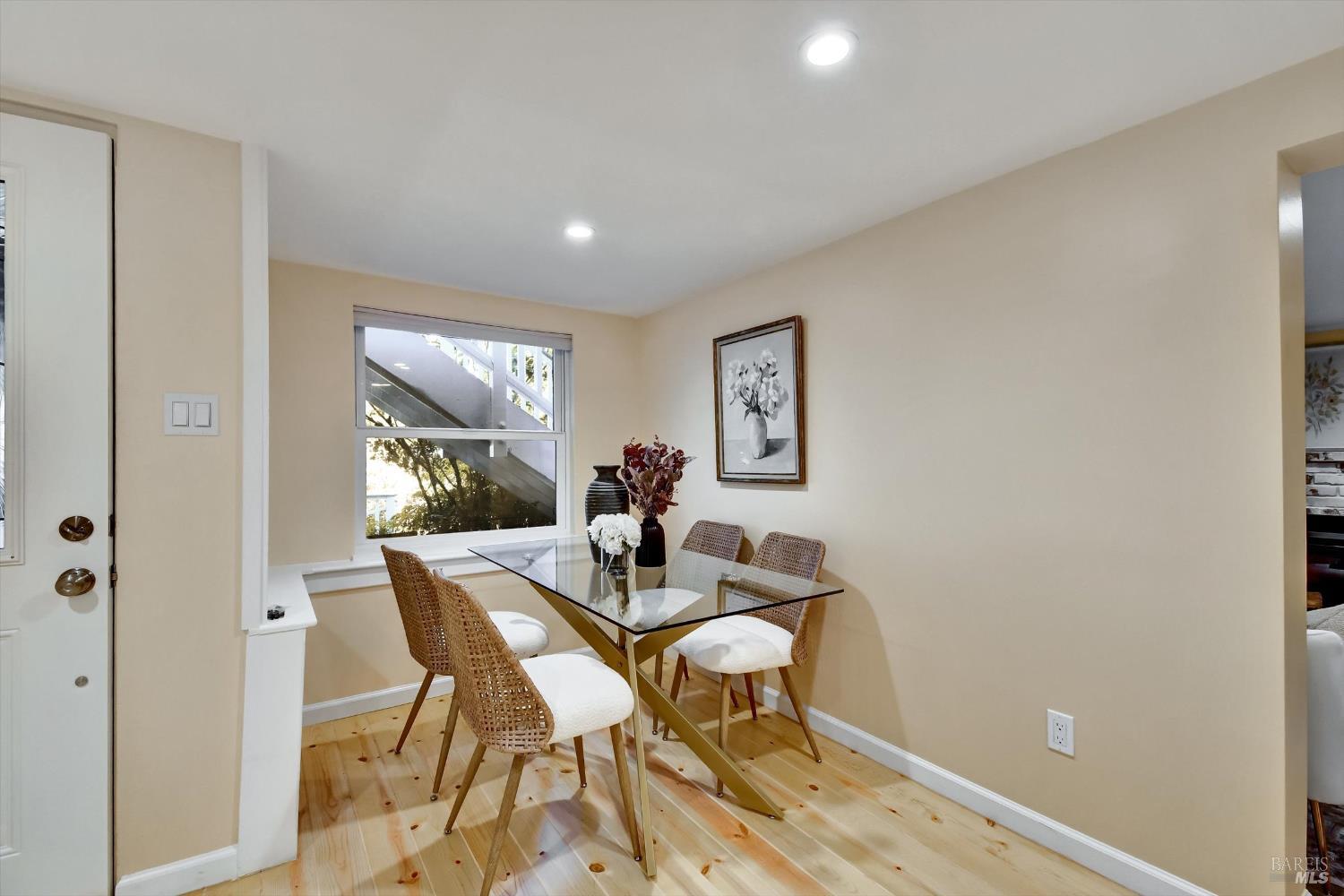 148 Auburn Street San Rafael, CA 94901 - Photo 32 of 40 Bottom Unit Dining Area. Perfect View of Front Patio
