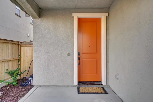 a view of front door