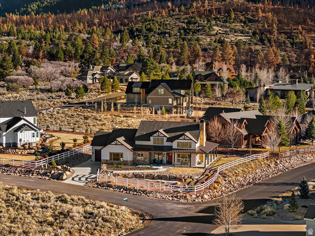 1210 East Bristle Cone Road Pine Valley, UT 84781 - Photo 53 of 54 Aerial View with mountainous backdrop
