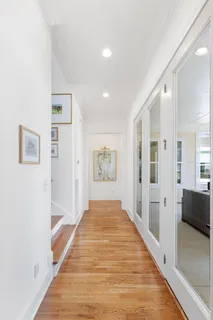 a view of a room with rack on the wall