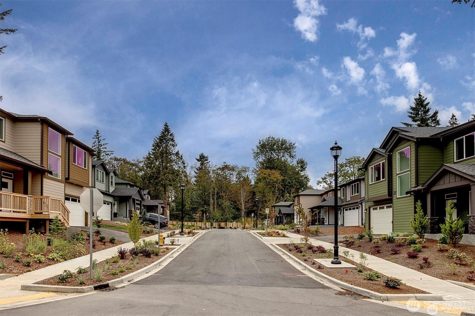 10645 Southeast 170th Pl-lot 11 Renton, WA 98055 - Photo 2 of 29 a street with cars parked on the roadside