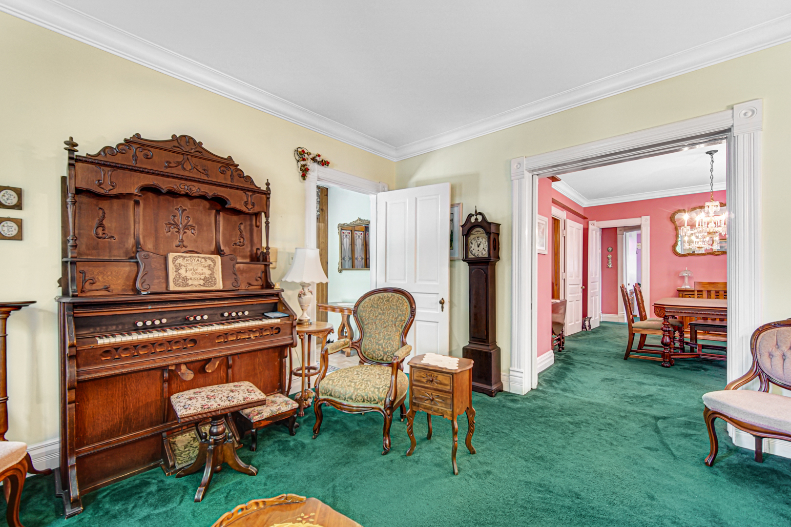 1945 Pine Road Homewood, IL 60430 - Photo 9 of 26 a living room with furniture and a fireplace