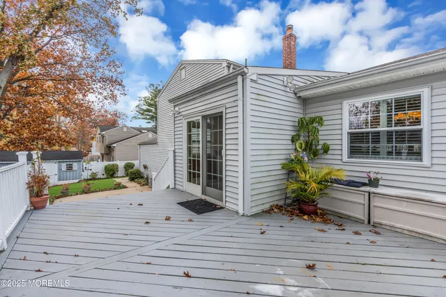 a view of a house with a patio