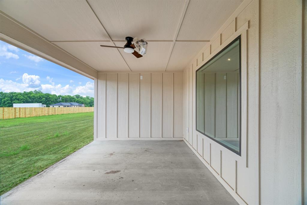 59 Private Road Brookston, TX 75421 - Photo 21 of 26 a view of a porch with a backyard
