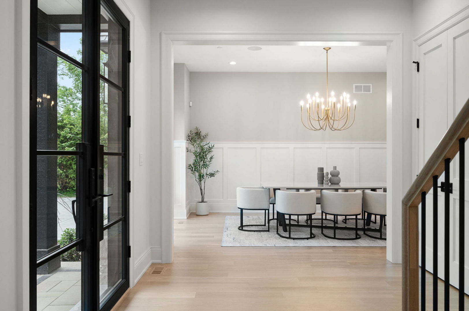 1171 Hohlfelder Road Glencoe, IL 60022 - Photo 6 of 56 a view of dining room with furniture and chandelier