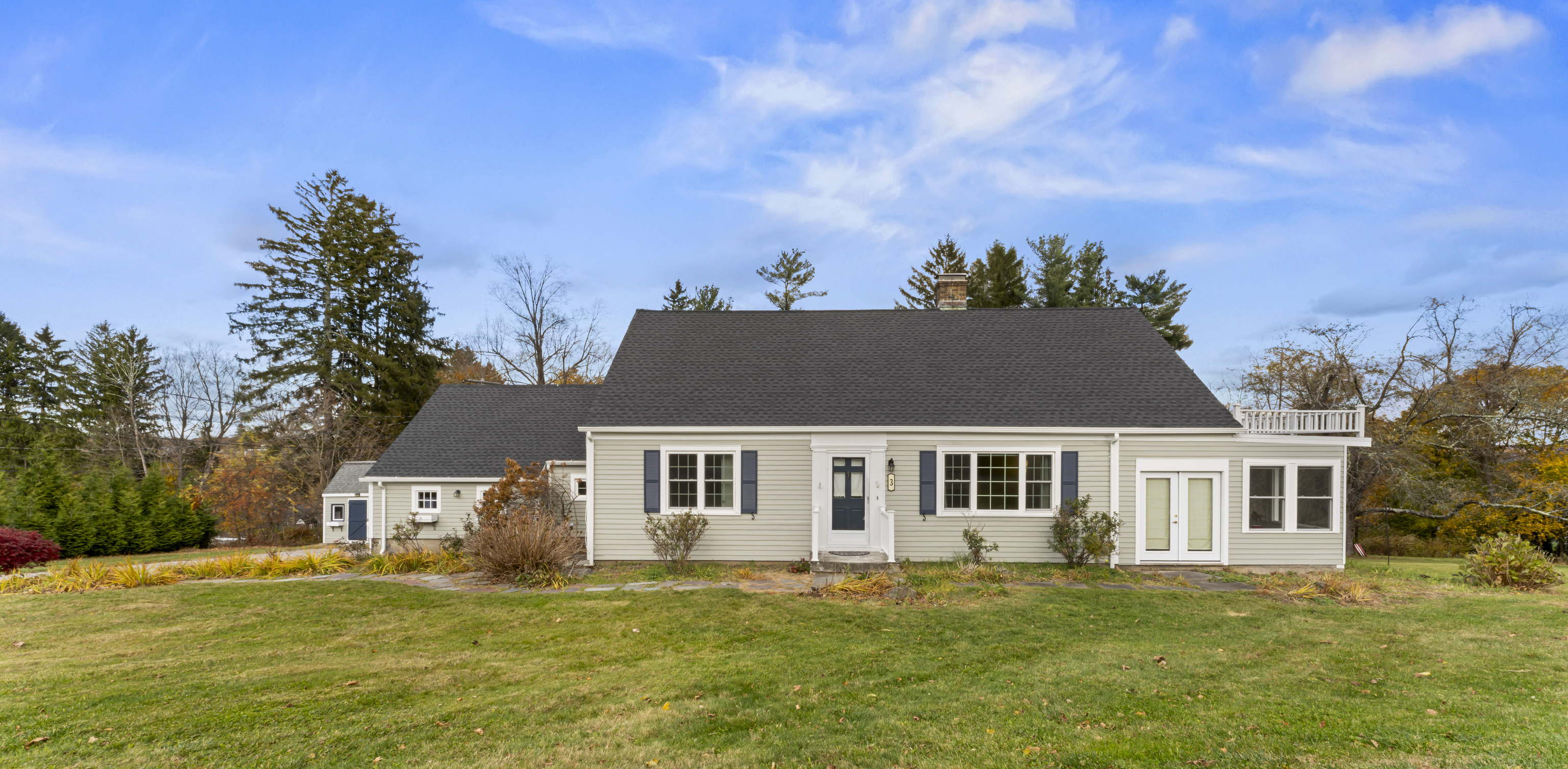 3 Topside Lane Newtown, CT 06470 - Photo 2 of 38 a front view of a house with a garden
